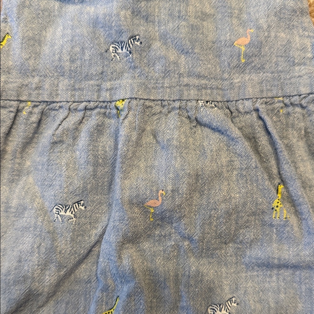 Janie and Jack Charming Blue Chambray Set - Picture 3 of 8